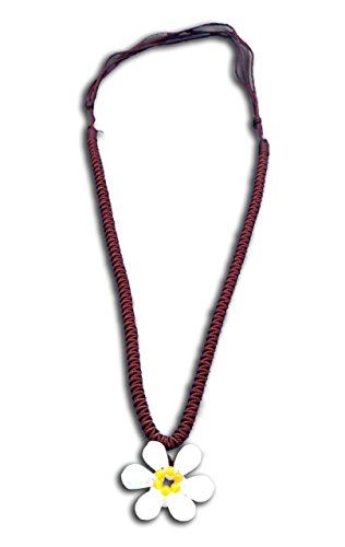 ナチュラルストーン プルメリア ミラーチョーカー BMA-001