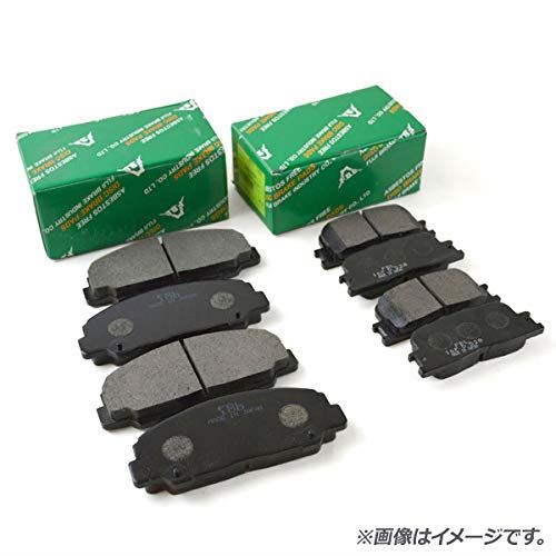 冨士ブレーキ工業(Fuji Brake Industry) ディスクブレーキパッド リヤ 幅88.10×高さ58.00×厚み15.5mm AFP-510S 4個
