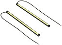 両面テープ付 全面発光 防水 強力 ムラ無し LED COB デイライト 長細身 21cm長