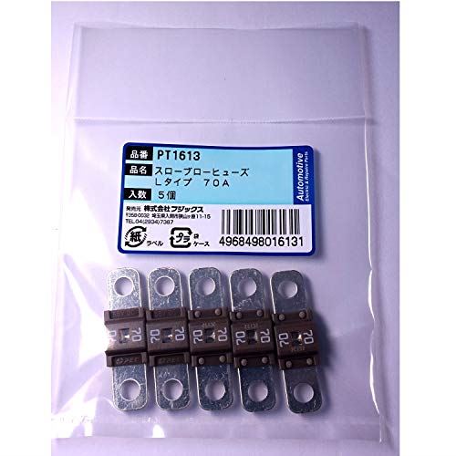 PT1613 3179(SBFW-L)スローブローヒューズ Lタイプ 70A 5個 PT1613