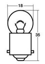 STANLEY（スタンレー）【シングル球】 24V6W 10個入 A4185B