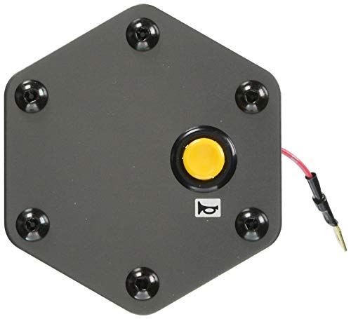 大恵 Daikei PLATE HORN BUTTON(ステアリングプレートホーンボタン) MOMO モモタイプ ガンメタ&イエロ..