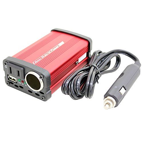 メルテック 車載用 インバーター 3way(USB&コンセント&アクセサリーソケット) DC24V コンセント1口80W USB1口2.4A DC12V1口5A 静音タイプ Meltec SIV-81