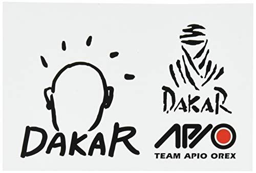 APIO(アピオ)ステッカーTEAM APIO パリダカ(文字転写式 サイズ:100mm x150mm)黒文字 4134-1B 4134-1B