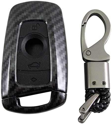 BRIGHTZ BMW 5シリーズ F11 カーボン調スマートキーケース 黒 【 KEY-CASE-004 】 F 11 ワゴン 523d 523i 528i 535i 550i