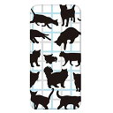 ホワイトナッツ iPhone7 Plus ケース クリア ハード プリント パターンD(cw-384) スリム 薄型 ねこ 猫 ネコ CAT WN-PR464534(2)