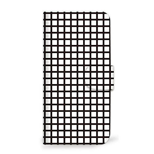 iPhone 12 Pro ケース 手帳型 錯覚 白黒 モノクロ C (489) SC-0354-C/iPhone 12 Pro