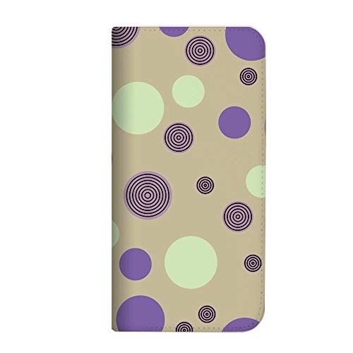 OPPO Reno3 A CPH2013 ケース 手帳型 ベルトなし うず柄 ブラウン (495) NB-0089-BR/CPH2013