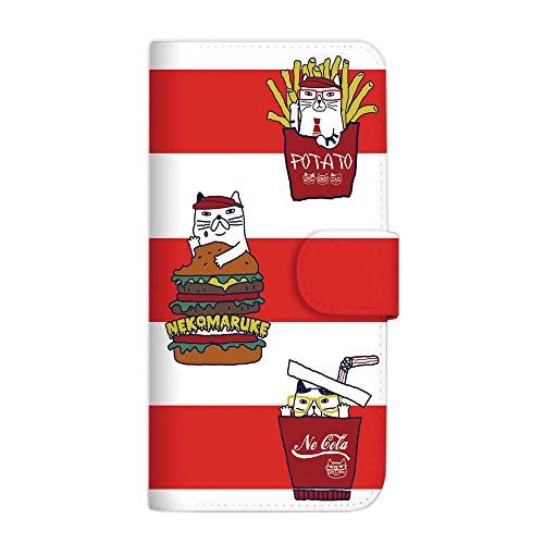 Xperia 10 II SOV43 ケース 手帳型 (485) クスグルジャパンvol31 ネコまるけ×アメリカ1 SC-3931-A/SOV43