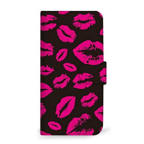 iPhone 12 mini ケース 手帳型 リップ くちびる 唇 E (488) SC-0209-E/iPhone 12 mini