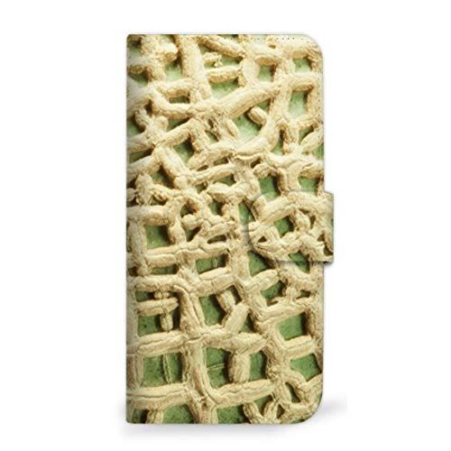 iPhone 12 ケース 手帳型 フルーツ柄 メロン (489) SC-0129-ME/iPhone 12