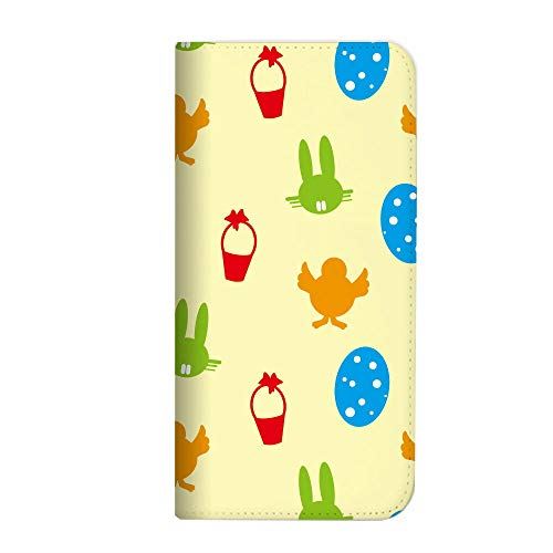 OPPO Reno3 A CPH2013 ケース 手帳型 ベルトなし キッズ柄 イエローブルー (495) NB-0079-YB/CPH2013