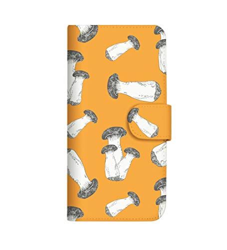 Galaxy A41 SCV48 ケース 手帳型 キノコ 秋 オレンジ (491) SC-2354-OR/SCV48