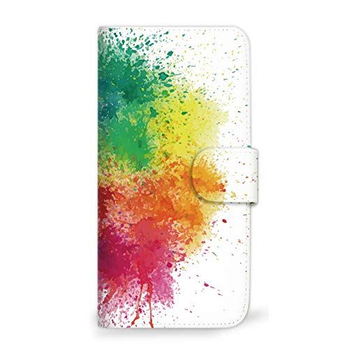 arrows Be4 F-41A ケース 手帳型 パステル 絵具 水彩 A (494) SC-0218-A/F-41A