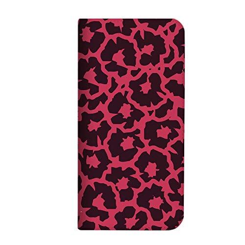 arrows Be4 F-41A ケース 手帳型 ベルトなし 花 花柄 花がら フラワー ブラックレッド (494) NB-0055-BR/F-41A