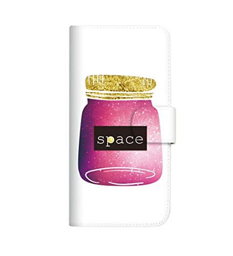 Galaxy A41 SCV48 ケース 手帳型 宇宙 ビン D (491) SC-2377-D/SCV48