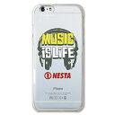 NESTA×CollaBorn iPhone 6s Plus / 6 Plus(5.5インチ)専用クリアケース NESTA_07_CL BR-I6P-130