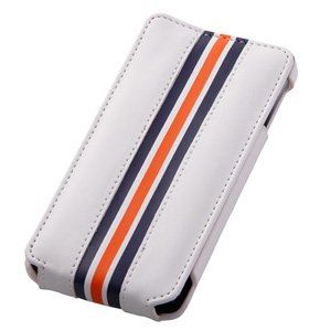 レイ・アウト Xperia AX SO-01E ケース フラップタイプ・レザー/ホワイトオレンジ・ネイビーラインRT-SO01ELC4/W ケース単品
