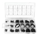 サークリップ 外部サークリップ シャフトファームウェア 18種類 300pcs スナップリング リング 内部&外部 止め輪 部品固定用