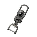 亜鉛合金と黒い革のキーホルダーは2つのキーホルダーを持っています。(ギフトボックス付き) (タイプ7)