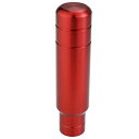 Abfer アルミ ヘビー 加重シフターヘッド,アルミカーシフトレバーヘッド 自動手動車両 汎用, 赤 Red-1
