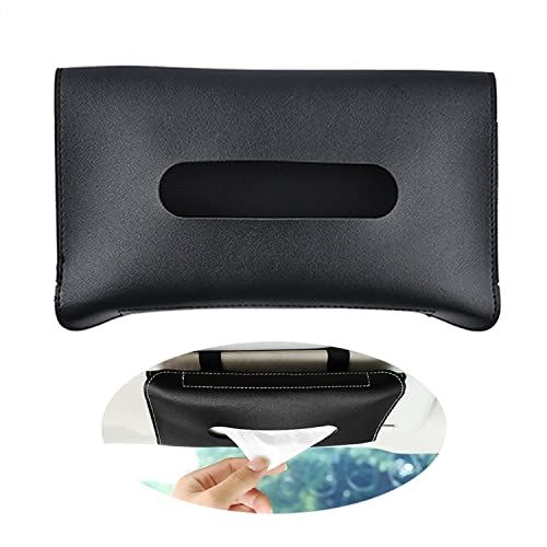 カーバイザーティッシュホルダー、サンバイザーナプキンホルダー後部座席ティッシュケース、車用プレミ..