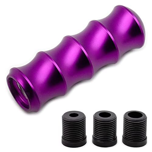 Meliore 合金 アルミ シフト ノブ レバー アダプター 8mm 10mm 12mm 付き バンブー 型 汎用 延長 マニ..