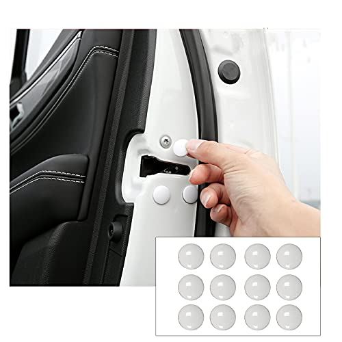 [12点セット] トヨタ C-HR/トヨタ プリウス/トヨタ プリウスPHV/トヨタ ヴェルファイア/トヨタ カムリ/トヨタ ポルテ 車用ドアネジカバー キャップ 保護カバー 錆防止 防水 防雨 取り付け簡単 白色