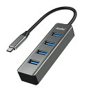 atolla USB C ハブ 4ポート USB Hub Type C ハブ 変換アダプター タイプC バスパワー コンパクト・軽量ファッション設計 PS5/MacBook Air Pro/iPad