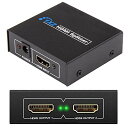 HDMI 分配器 1入力2出力 HDMIスプリッター HDMI 切替器 4K 30Hz HDMIセレクター 1080P 3D HDCP 対応(2)