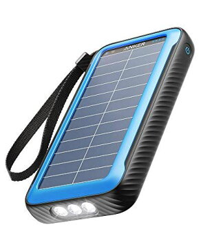 Anker PowerCore Solar 20000 (ソーラーモバイルバッテリー 20000mAh 大容量)【ソーラーチャージャー / 防塵/防水 / IP65対応 / フラッシュライト搭載 / USB-Cポート搭載