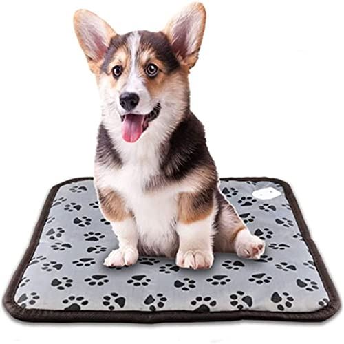 ペット 用ホットカー ホットマット ペット用ヒーター 45*45cm 電気毛布 犬 猫 小動物対応 ベッドマット 寒さ対策 暖房器具 寒さ対策 過熱保護 2段階温度調節 省エネ 噛み付き防止