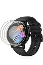 【4枚セット】FOR HUAWEI WATCH GT 3 42MM対応 保護フィルム HUAWEI WATCH GT3用 液晶保護フィルム 水貼り 非ガラス 硬度4H TPU素材 指紋 気泡防止 高透過率