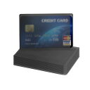 kwmobile 10x クレジット カードケース 保護カバー - カード入れ クレカ 銀行カード 交通系ICカード 保険証 - TPU シリコン製 プロテクタ...