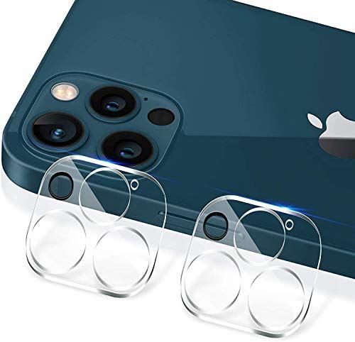 【2枚入り】iPhone 12 Pro Max用 カメラフィルム 強化ガラス 全面保護レンズフィルム 自動吸着 装着簡単 カメラ保護ケース 極薄型 カメラ保護 強化ガラスフィルム アイフォン12 Pro Max用 iPhone12Pro Max