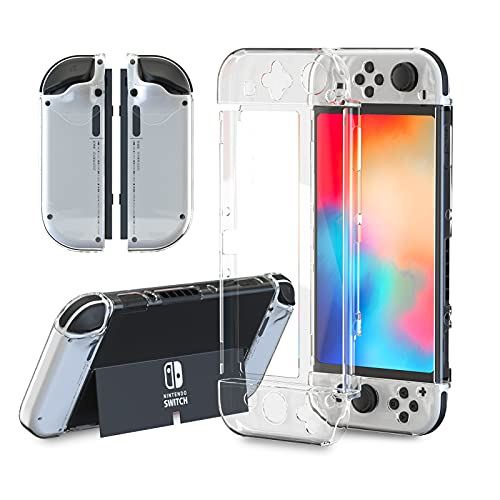 Switch OLED保護ケース Switch OLEDハードコンソールケース TPU Joy Conカバー - Switch OLEDアクセサリー クリア Switch OLED保護ケース Switch OLEDハードコンソールケース TPU Joy Conカバー - Switch OLEDアクセサリー クリア