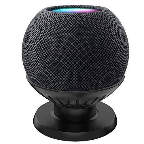 SPORTLINK HomePod mini 用 卓上スタンド ホームボット ミニ 用 卓上 置きスタンド HomePod mini 用 スタンド - HomePod mini 用 卓上 ペデスタル ホームボット ミニ ... ブラック
