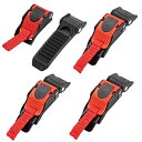 4個セット ヘルメットクリップ ヘルメットバックル クイックリリース バイク ヘルメットバックル オートバイヘルメットロック ヘルメットホルダー ヘルメットチンストラップ 固定用 使用便利 取り付け簡単