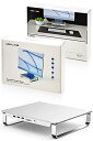 Mac mini / iMac ドッキングステーション スタンド ( 8in1 TypeC ハブ パソコン台 ) シルバー / 2.5インチ SATA接続 SSD / HHD M.2 スロット 搭載 ( 外付け ... 8in1スタンド