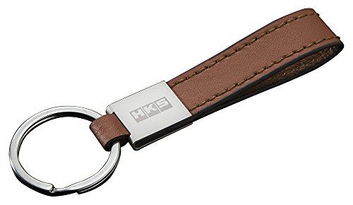 HKS レザーキーリング キャメル (LEATHER KEYRING CAMEL) 51007-AK223