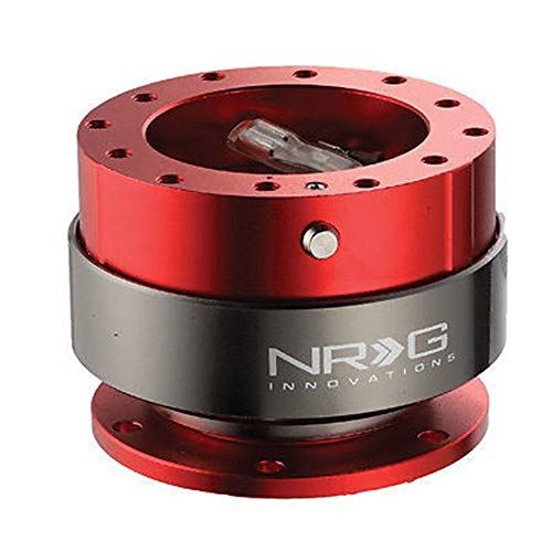 NRG ステアリングホイールクイックリリースキット Gen 2.0 レッド SRK-200RD ユニバーサル