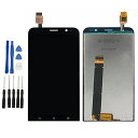 For Asus ZenFone Go ZB551KL X013DB 対応 5.5インチ 専用修理用フロントパネル（フロントガラスデジタイザ）タッチパネル Lcd液晶パネルセット 修理工具付き(ブラック）