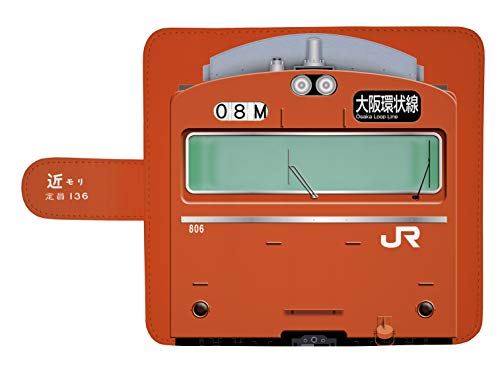 103系 オレンジ非ATC車 体質改善40N(大阪環状線) 鉄道スマホケース No.40【 手帳 タイプ 】Android iPhone12/11/X/Xs/XR JR西日本商品化許諾済 tc-t-040-al Android Lサイズ iPhoneX/Xs/XR