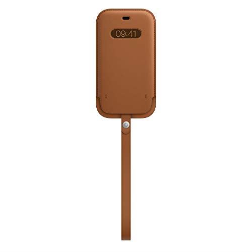 iPhone 12 12 Pro Leather Sleeve with MagSafe - Saddle Brown