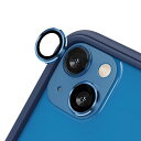 RhinoShield iPhone 13 / iPhone 13 mini カメラレンズプロテクター[2個入り] - 9H 強化ガラス 高い透明度 傷を防ぐ - ブルー