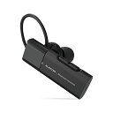 エレコム BluetoothハンズフリーヘッドセットUSB Type-C(充電端子) 通話・音楽用 大型通話ボタン付き 3DFitイヤーフック LBT-HSC10PCBK ブラック