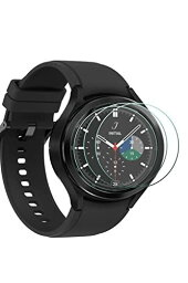 [3枚入り] For Galaxy Watch 4 Classic 42 mm ガラスフィルム Galaxy Watch 4 Classic 42 mm用 液晶保護フィルム 保護フィルム 高透過率 反射防止 硬度9H