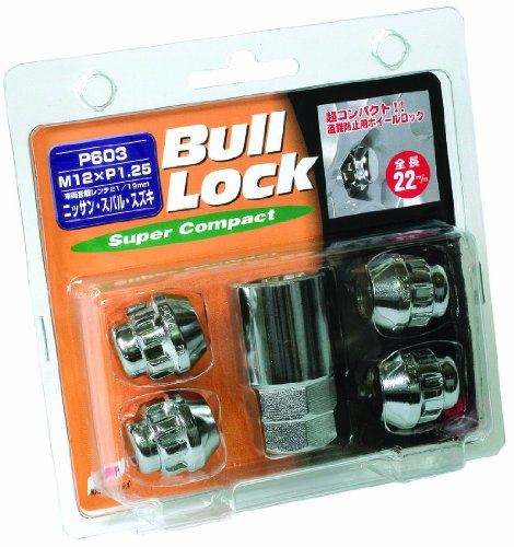 KYO-EI [ 協永産業 ] Bull Lock Super Compact ブルロックスーパーコンパクト [ 袋タイプ 21HEX ] M12 x P1.25 [ 個数：4P ] [ 品番 ] P603