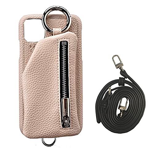 [ajew (エジュー)] ajew cadenas zipphone case shoulder【iPhone11 iPhoneXR 対応】 (ac201900711) (iPhone11用, beige【ベージュ】)