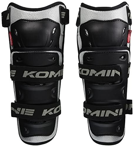 コミネ(KOMINE) バイク用 CEフレックスニーガード Black/Titan Free SK-690 901 CE規格 プロテクター